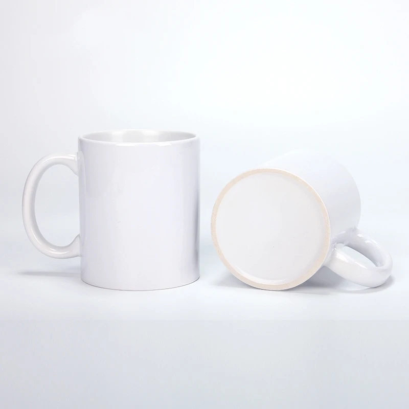 11オンスの昇華プリント用無地のセラミックマグカップ。2個、 - Sublimation Mug White のレビューと価格