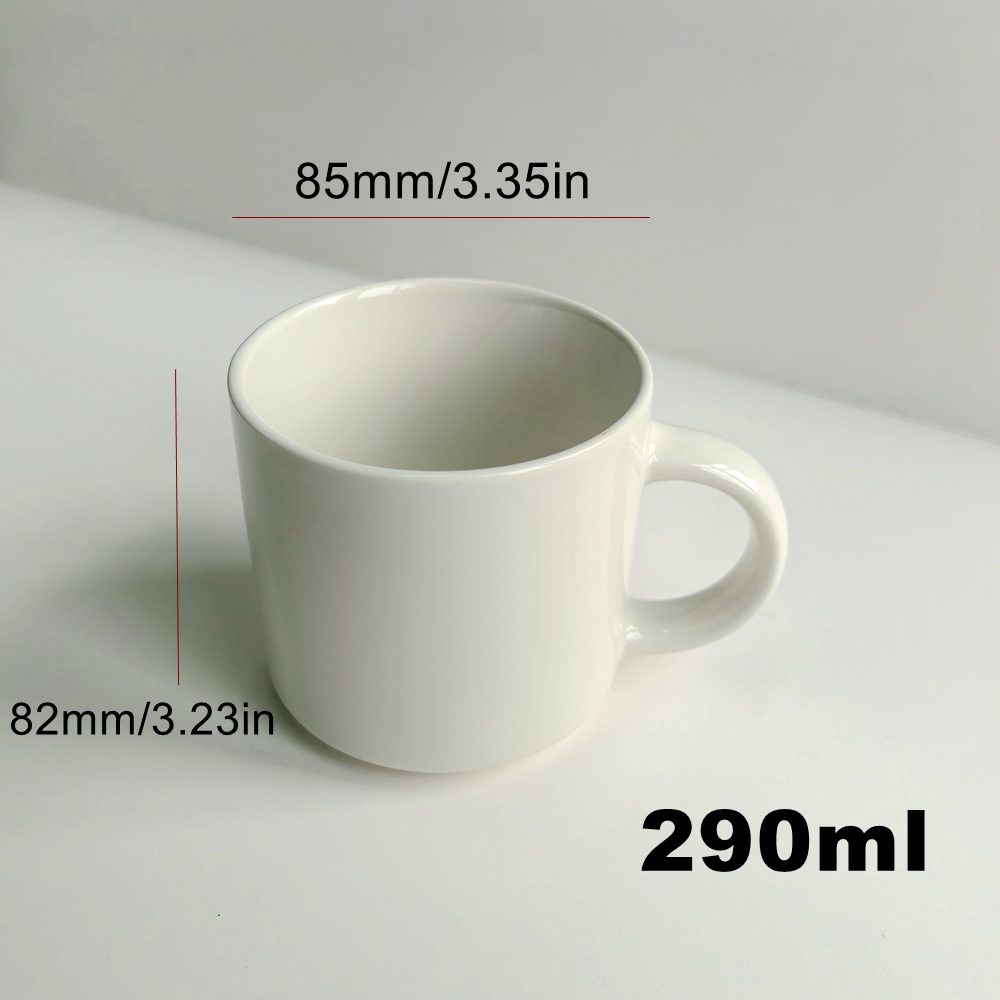 ReadStar 6個入りスタッカブルピュアホワイトセラミッ - Sublimation Mug White のレビューと価格