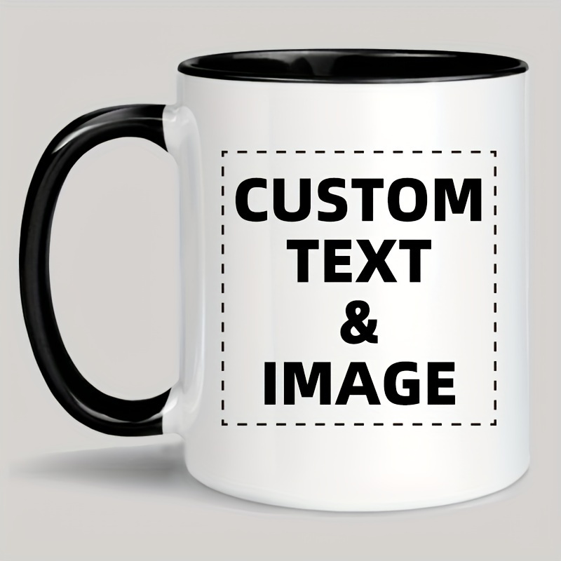 カスタム写真＆テキスト/ロゴ入りマグカップ - 11オンスコ - Sublimation Mug White のレビューと価格