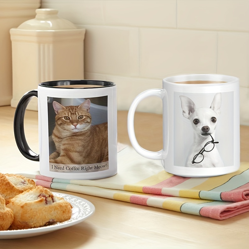 カスタム写真＆テキスト/ロゴ入りマグカップ - 11オンスコ - Sublimation Mug White のレビューと価格