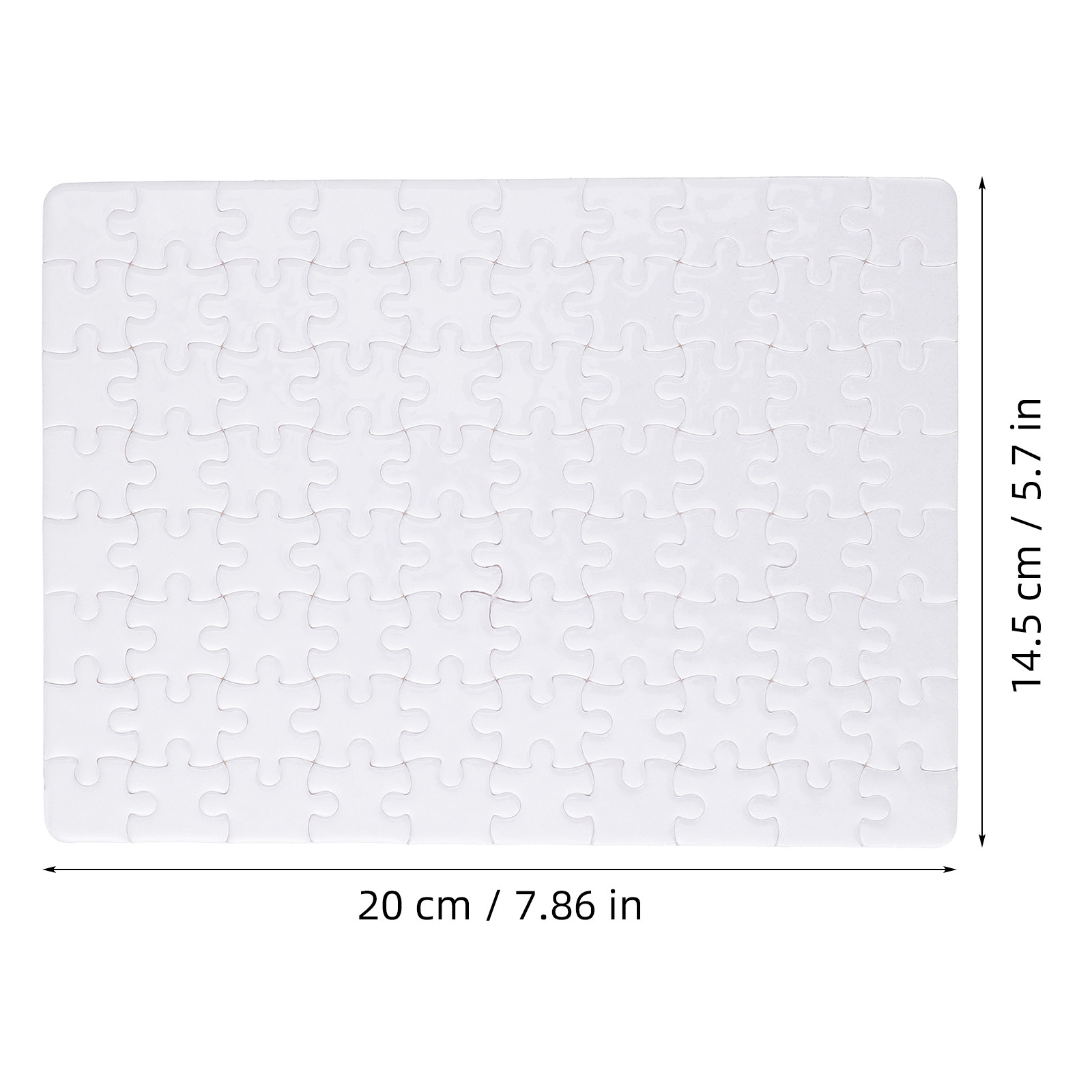 無地のジグソーパズル用シート – DIYの絵画や家族で楽しめ - Puzzle Blank White のレビューと価格