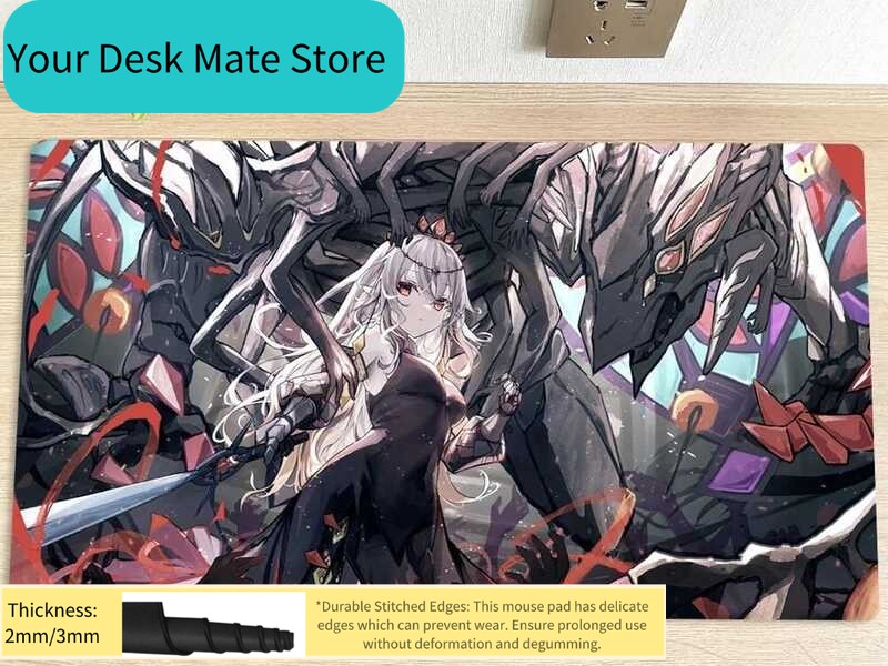 遊戯王ガールズ テーブルプレイマット レッド カルテシア、正 - Door Mat Blank のレビューと価格