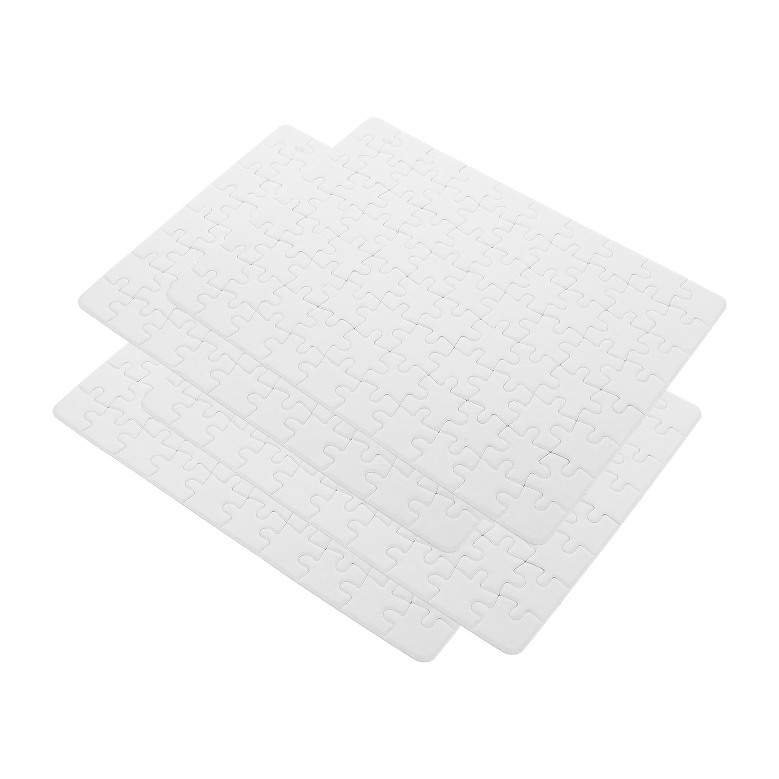 4枚入り、無地のパズル用ボード。DIYアート、昇華プリント、 - Puzzle Blank White のレビューと価格