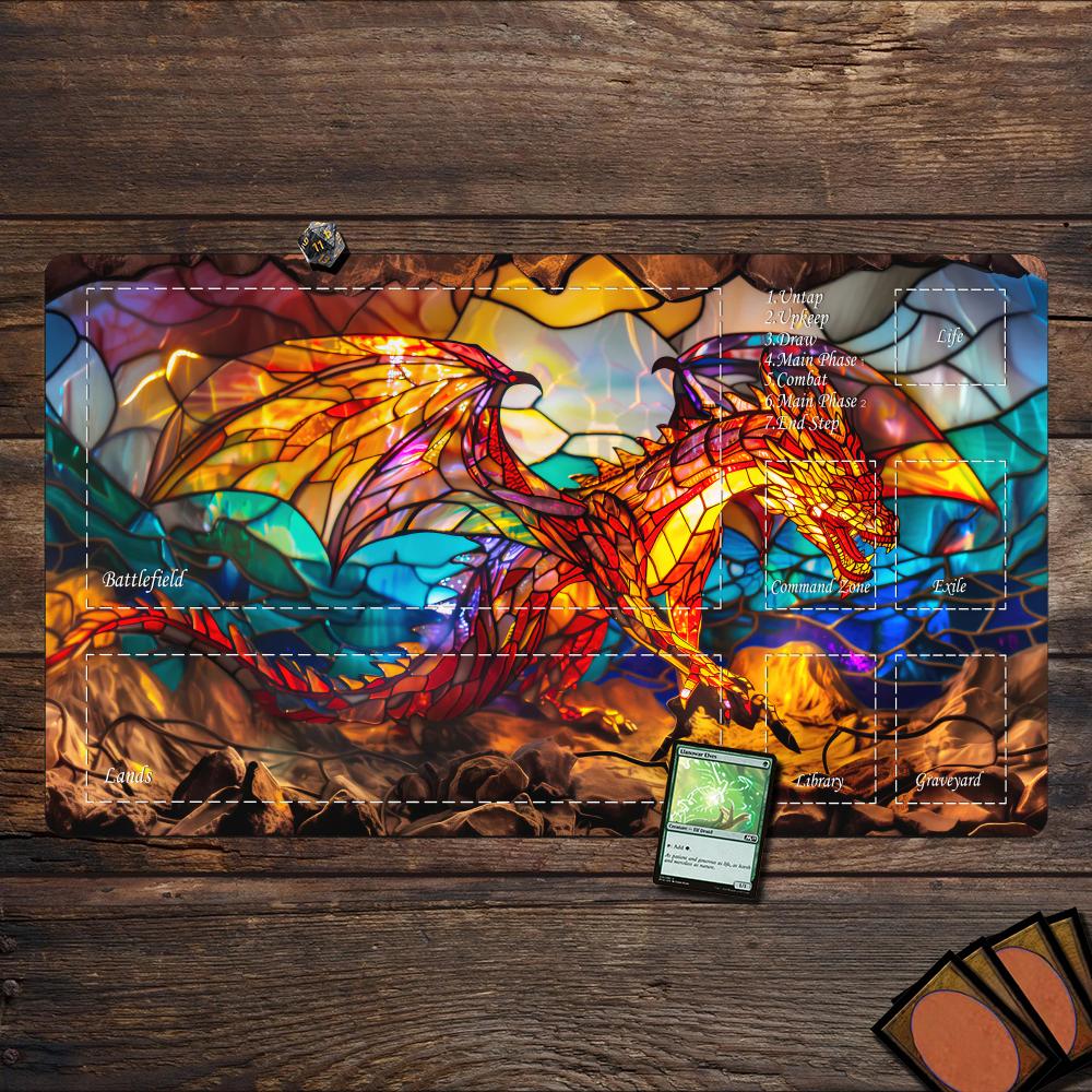 マジックプレイマット カードゲームマット ゾーン付き カラー - Door Mat Blank のレビューと価格