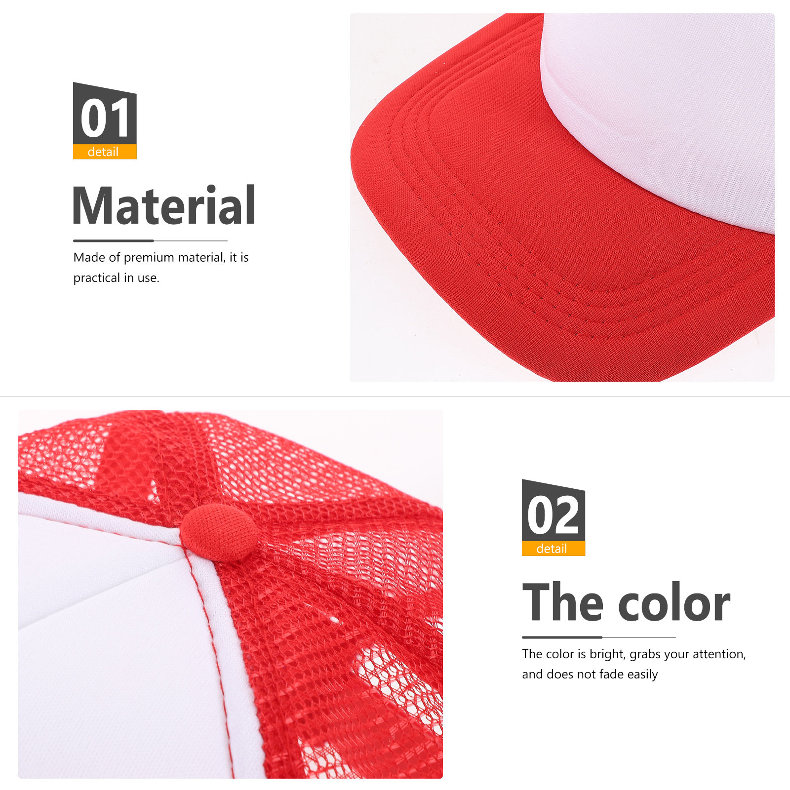 10個入り、無地の野球帽、メッシュ素材、DIY昇華プリント用 - Hat Sublimation Blank のレビューと価格