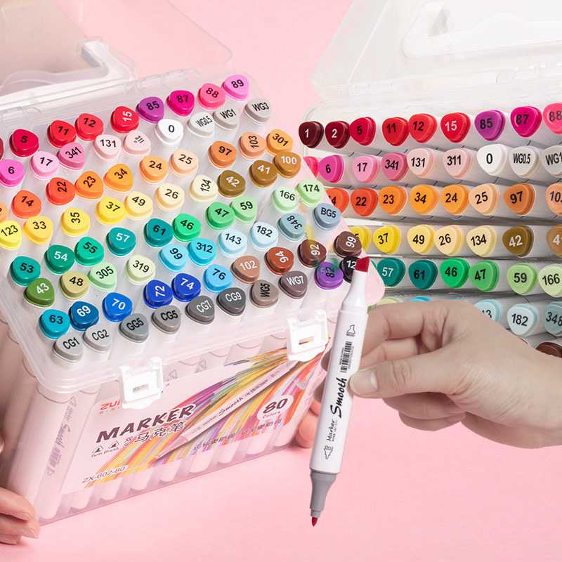 プロ仕様のアクリル絵の具マーカー。36色のカラーバリエーショ - Copic Marker Classic のレビューと価格