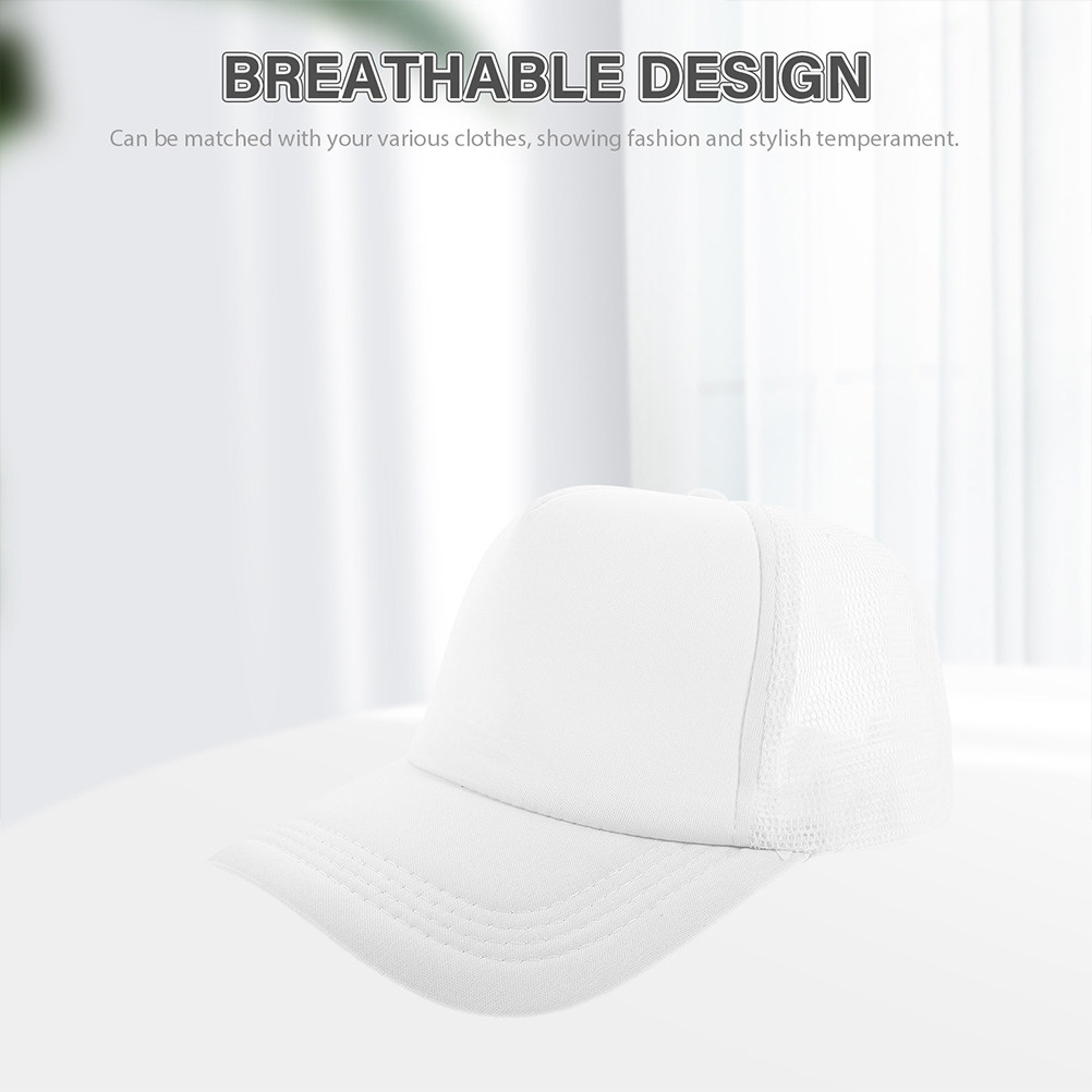 昇華プリント用の無地メッシュ野球帽5個入り。DIYで熱転写加 - Hat Sublimation Blank のレビューと価格