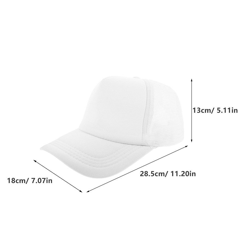 昇華プリント用の無地メッシュ野球帽5個入り。DIYで熱転写加 - Hat Sublimation Blank のレビューと価格